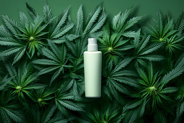 Cannabis leaf marijuana background.