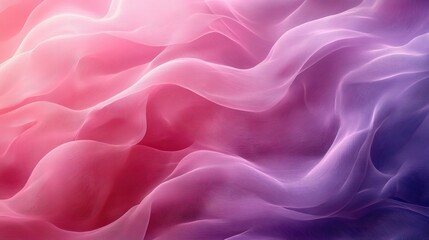 Abstract flowing fabric in shades of pink and purple creating a dreamy atmosphere