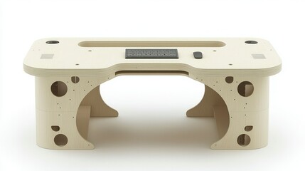 Modern Minimalist Computer Desk Design:  A Stylish and Functional Workspace Solution