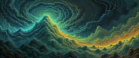 lightning digital art