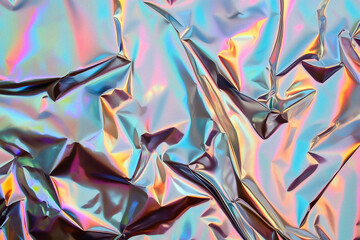 Iridescent Holographic Foil Texture