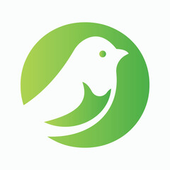 Initial Letter O Dove Logo Concept For Freedom Symbol Vector Template