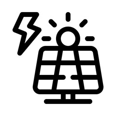 green living line icon