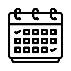 calendar line icon