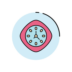 Clock vector icon
