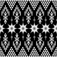 The geometric ethnic pattern of traditional style. Navajo, America Indian patterns. Design for background, wallpaper, clothing, wrapping, Batik, fabric, and prints. Vector illustration.