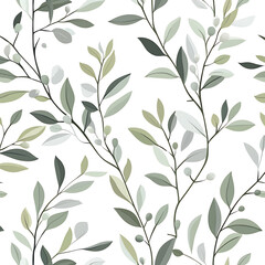 flowers and leaves in pictures illustrator2D