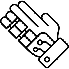 Hand Prosthesis Icon