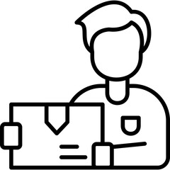 Delivery Man Icon