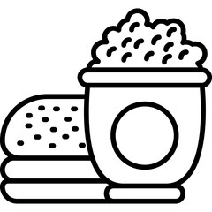Burger French Icon