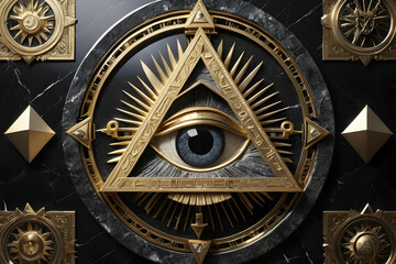 Illuminati symbol set