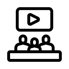 family traditions line icon