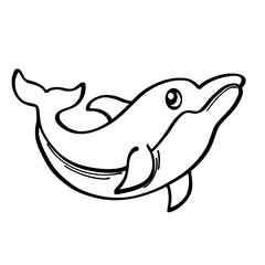 cute sea cartoon fish