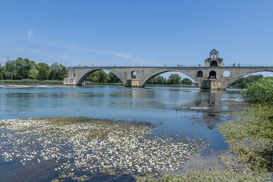 Pont Saint-B&eacute;n&eacute;zet in Avignon, France