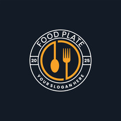 Food logo icon vector design for restaurant