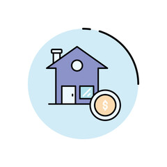Real Estate Investment vector icon