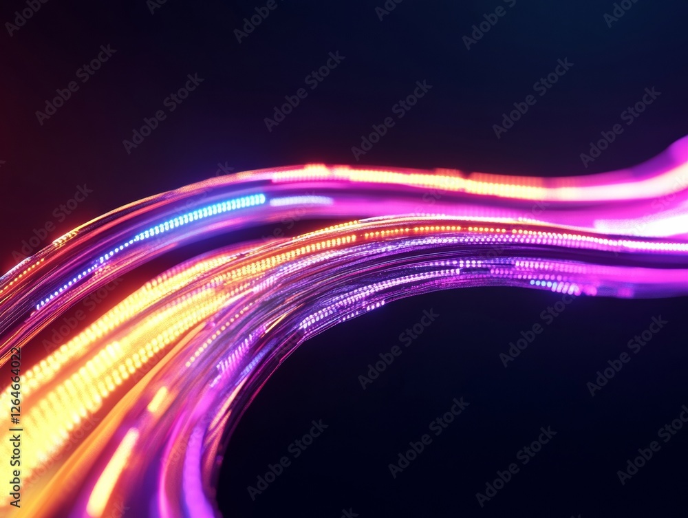 Poster high-contrast led circuitry dynamic waves of global e-sports connectivity for immersive digital team