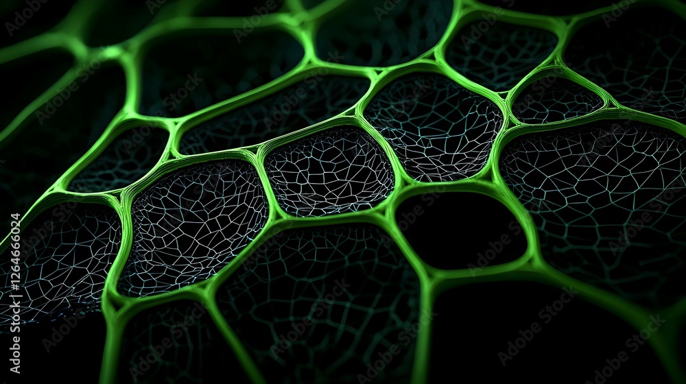 Poster Abstract Green Network Structure with Glowing Nodes