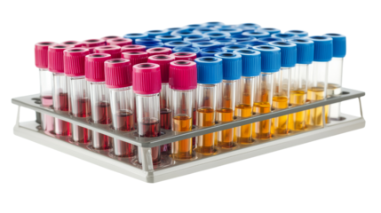 Laboratory action analyzing blood samples medical facility scientific research clinical environment close-up view healthcare concept