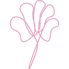 Abstract Plants Line