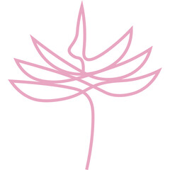 Abstract Plants Line