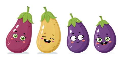 Colorful character with facial expression.
