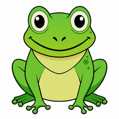 green frog cartoon