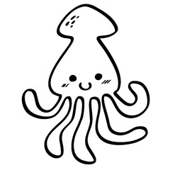 octopus cartoon illustration