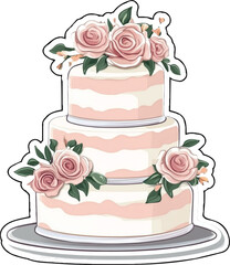Wedding Day sticker pack with cut line 2px