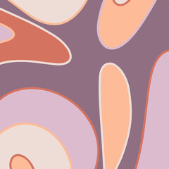 Hand drawn abstract color art background design. Banner and cover wallpaper.