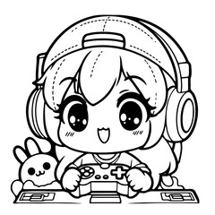Line Art for Coloring Book 