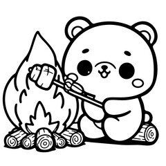 Line Art for Coloring Book 