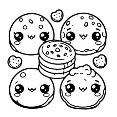 Line Art for Coloring Book 