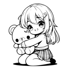 Line Art for Coloring Book 