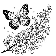 Line Art for Coloring Book 