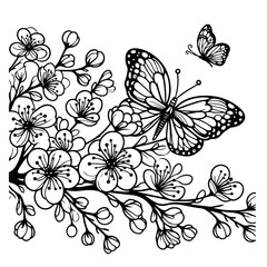 Line Art for Coloring Book 