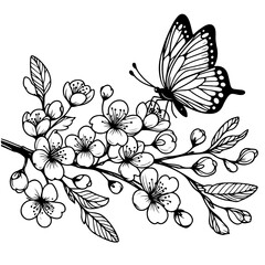 Line Art for Coloring Book 