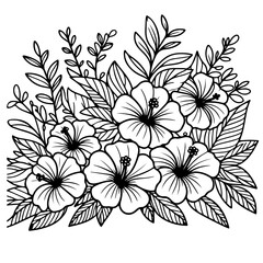 Line Art for Coloring Book 