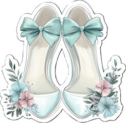 Wedding Day sticker pack with cut line 2px