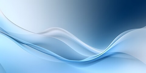 Obraz premium Blue abstract wave background design
