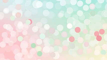 Abstract pastel circles background design with soft colors