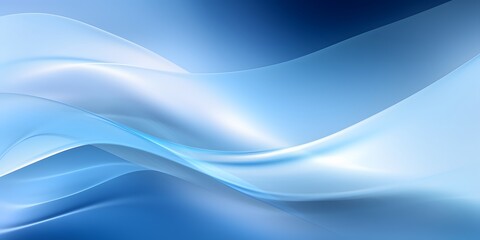 Blue abstract wave digital background design