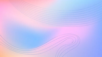 ABSTRACT BACKGROUND GRADIENT MESH SMOOTH LIQUID BLUE ORANGE PURPLE PINK COLOR WITH HAND DRAWN SHAPES LINES DESIGN VECTOR TEMPLATE GOOD FOR MODERN WEBSITE, WALLPAPER, COVER DESIGN 