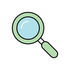 Magnifying Glass vector icon