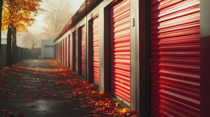 Storage Units with Leaves