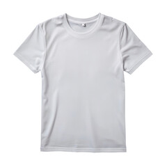 White T-shirt, black background, studio shot, mockup