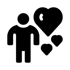 ethical practices glyph icon