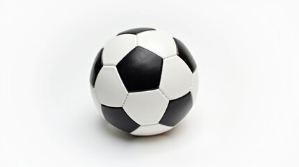 Naklejka premium Classic Black and White Football Soccer Ball