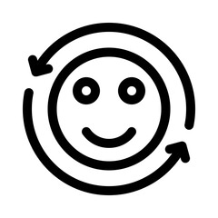 energy boost line icon