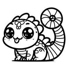 Line Art for Coloring Book 